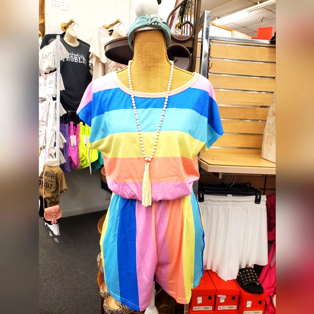 Color block romper - Picture 3 of 4